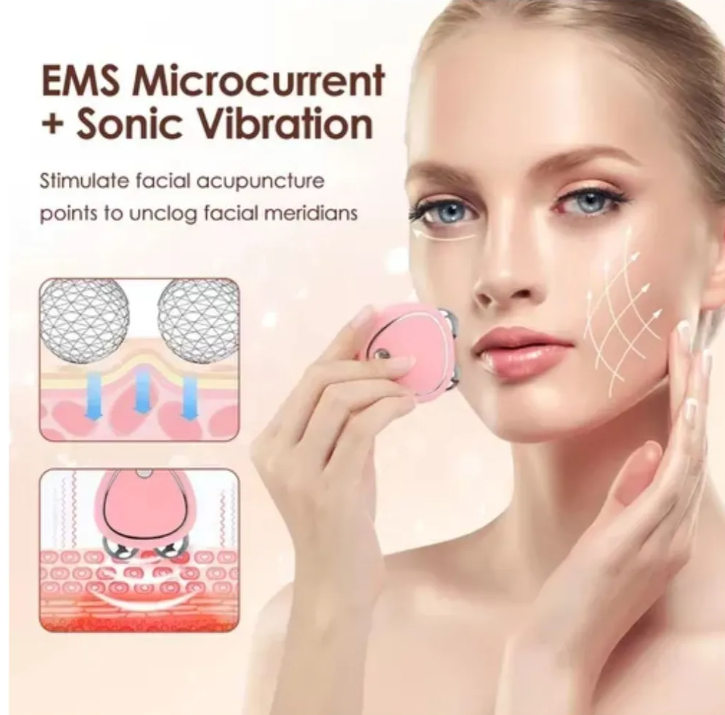 "Masajeador Facial Lifting: Reafirma y Tonifica tu Rostro con Microcorrientes y Vibración Sónica"